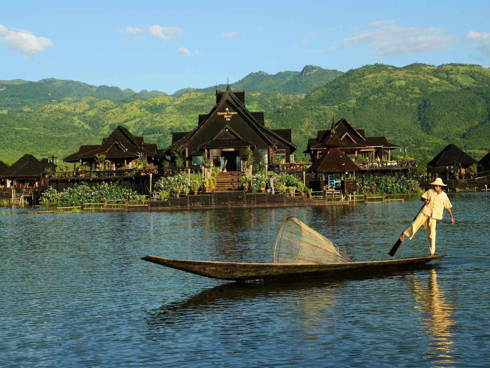 เมียนมา เทรเชอร์ รีสอร์ต Hotel Inle Lake ภายนอก รูปภาพ