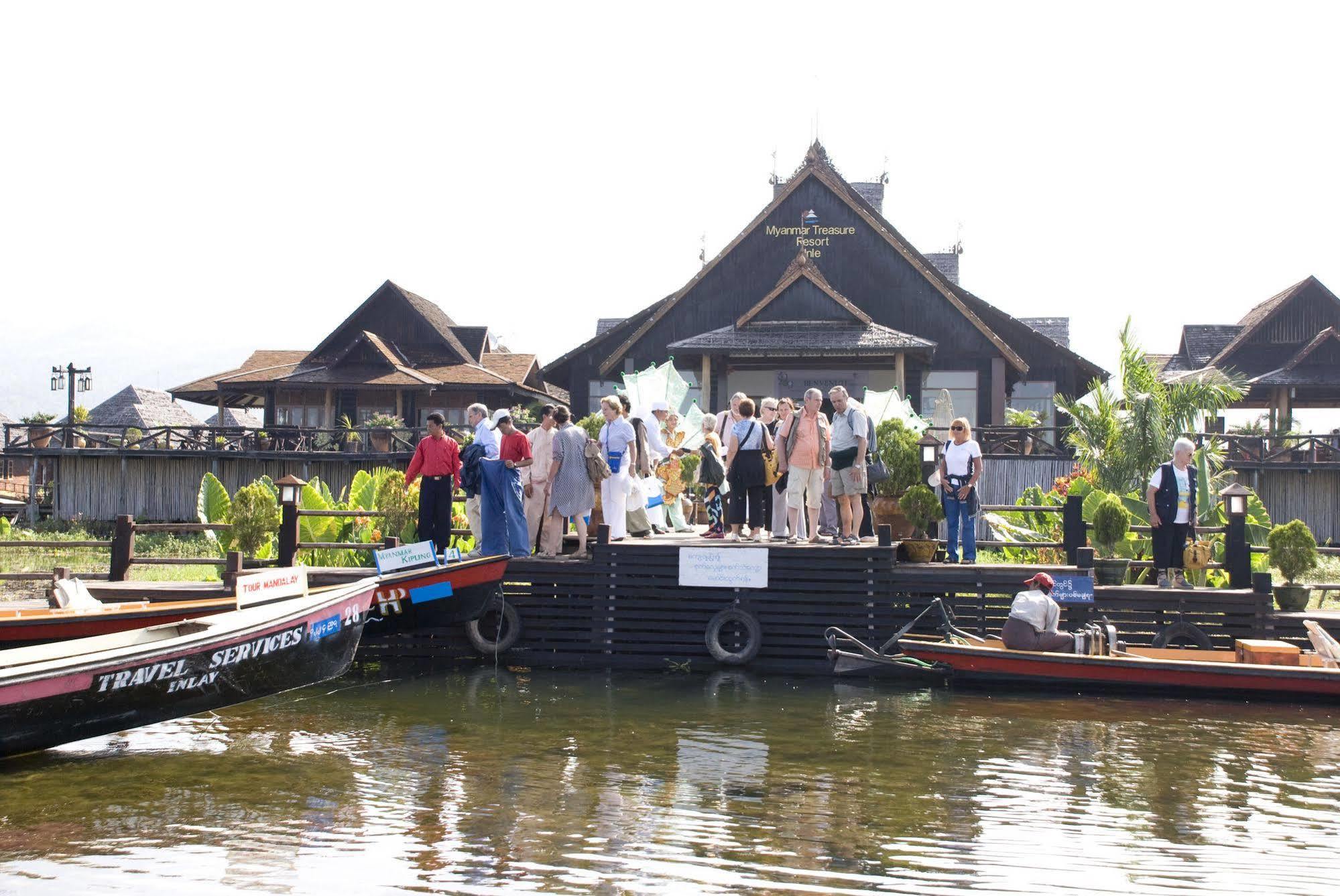 เมียนมา เทรเชอร์ รีสอร์ต Hotel Inle Lake ภายนอก รูปภาพ